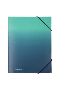 Obrazek Coolpack, Teczka z gumką A4 Gradient - Blue Lagoon (31220CP)