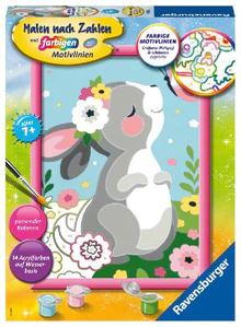 Obrazek RAVENSBURGER MALEN NACH ZAHLEN 20062 - FRÜHLINGSGRÜßE - KIND