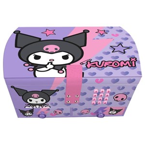 Obrazek Pudełko na bizuterię na kod z efektami dźwiękowymi Kuromi KU00026