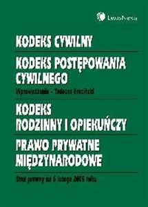 Obrazek Kodeks cywilny. Kodeks postępowania cywilnego. Kodeks rodzinny i opiekuńczy. Prawo prywatne międzynarodowe