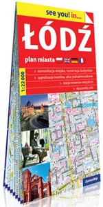 Bild von Łódź papierowy plan miasta 1:22 000
