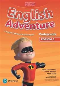 Obrazek New English Adventure 3 Podręcznik wieloletni z kodem do eDesku z nowymi lekcjami kulturowymi. Szkoła podstawowa