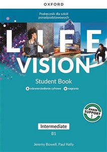 Obrazek Life Vision Intermediate Podręcznik + e-book + multimedia Szkoła ponadpodstawowa