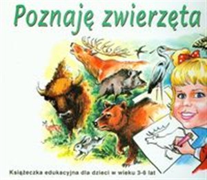 Obrazek Poznaję zwierzęta Polski Książeczka edukacyjna dla dzieci w wieku 3-6 lat