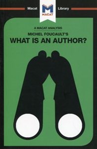 Obrazek Michel Foucault's What is an Author?