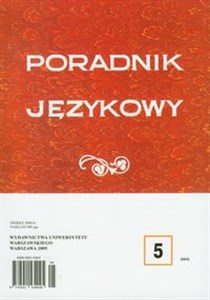 Obrazek Poradnik językowy 5/2009