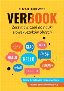 Obrazek Verbook Zeszyt ćwiczeń do nauki słówek języków obcych Część 1 Człowiek i jego otoczenie Poziom podstawowy A1-A2