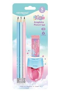 Bild von Zestaw szkolny pastel 5 elementów