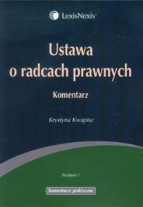 Obrazek Ustawa o radcach prawnych Komentarz