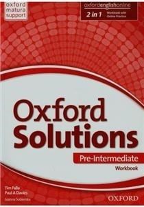 Obrazek Oxford Solutions Pre Intermediate Workbook + Online Practice