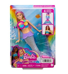 Obrazek Barbie Malibu. Syrenka migoczące światełka