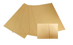 Obrazek Karton 220g wytłaczany Anioły 25x35cm 5ark złote