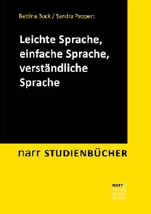 Bild von BOCK, B: LEICHTE SPRACHE, EINFACHE SPRACHE