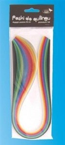 Obrazek Paski do quillingu 5mmx50cm kolorowe 100szt