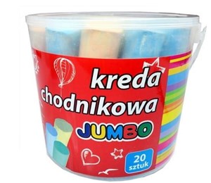 Obrazek Kreda chodnikowa jumbo 20szt