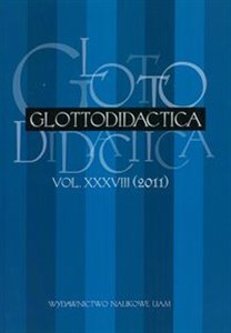 Obrazek Glottodidactica vol. XXXVIII (2011)