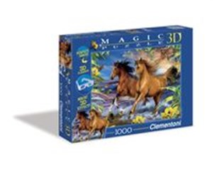 Obrazek Puzzle Magic 3D Konie 1000