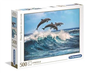 Obrazek Puzzle High Quality Collection Dolphins 500