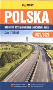 Obrazek Polska Mapa samochodowa 1:700 000 2020/2021