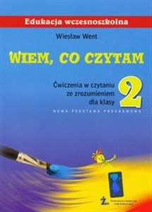 Obrazek Wiem co czytam 2 Ćwiczenia w czytaniu ze zrozumieniem edukacja wczesnoszkolna