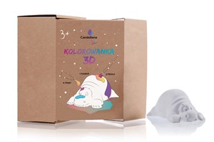 Obrazek Kolorowanka 3D Hipopotam