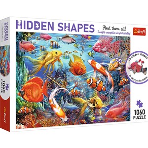 Bild von Puzzle 1060 Hidden Shapes Podwodne życie