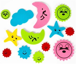 Obrazek Naklejki papierowe 27szt