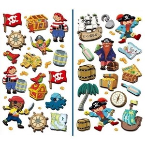 Bild von Naklejki 3D piraci MIX