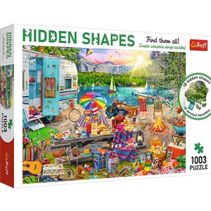 Obrazek Puzzle 1003 Hidden Shapes Wycieczka kamperem 10677