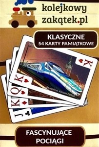 Obrazek Fascynujące pociągi pełna talia kart