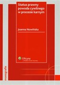 Polnische buch : Status pra... - Joanna Nowińska