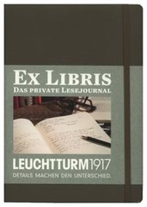 Bild von Dziennik czytelniczy Leuchtturm1917 Ex libris taupe