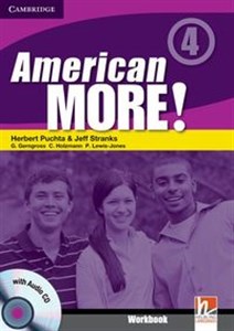 Obrazek American More! Level 4 Workbook with Audio CD