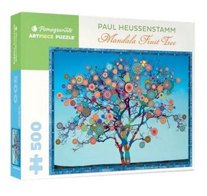 Bild von Puzzle 500 Mandala - Drzewo pełne owoców