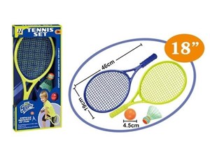 Bild von Tenis z rakietkami + piłka + lotka