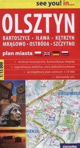 Obrazek Olsztyn Bartoszyce Iława Plan miasta 1:15000