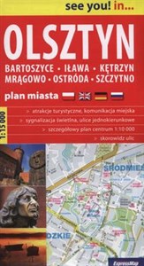 Bild von Olsztyn Bartoszyce Iława Plan miasta 1:15000