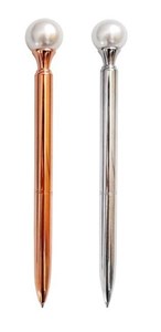 Bild von Długopis srebrny/złoty perła