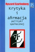 Książka : Krytyka i ... - Ryszard Szarfenberg