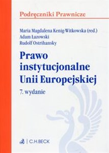 Obrazek Prawo instytucjonalne Unii Europejskiej