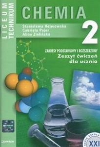 Bild von Chemia 2 Zeszyt ćwiczeń Zakres podstawowy i rozszerzony Liceum, technikum
