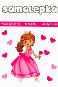 Bild von Naklejki papierowe Mini Księżniczki