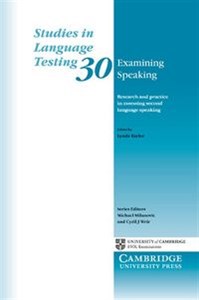 Bild von Examining Speaking Studies in Language Testing