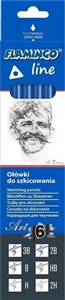 Bild von Ołówki do szkicowania 6szt 3B-2H