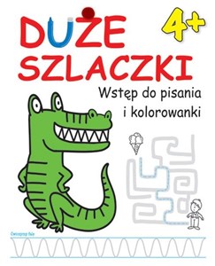 Obrazek Duże szlaczki 4+ Wstęp do pisania i kolorowanki