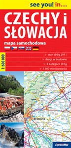 Bild von Czechy i Słowacja mapa samochodowa 1:600 000 Euromapa