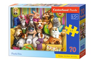 Bild von Puzzle 70 Playful Pets