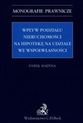 Wpływ podz... - Paweł Hadyna -  Książka z wysyłką do Niemiec 