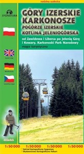 Obrazek Góry Izerskie Karkonosze Pogórze Izerskie Kotlina Jeleniogórska Od Zawidowa do Liberca po Jelenią Górę i Kowary, karkonoski Park Narodowy 1:50 000