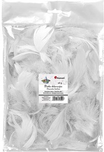 Obrazek Piórka puch 16g białe